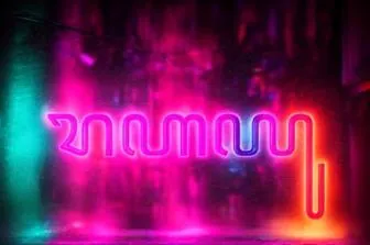 Modern Neon output from Zidan Amikul Afham's Javanese-script experiment